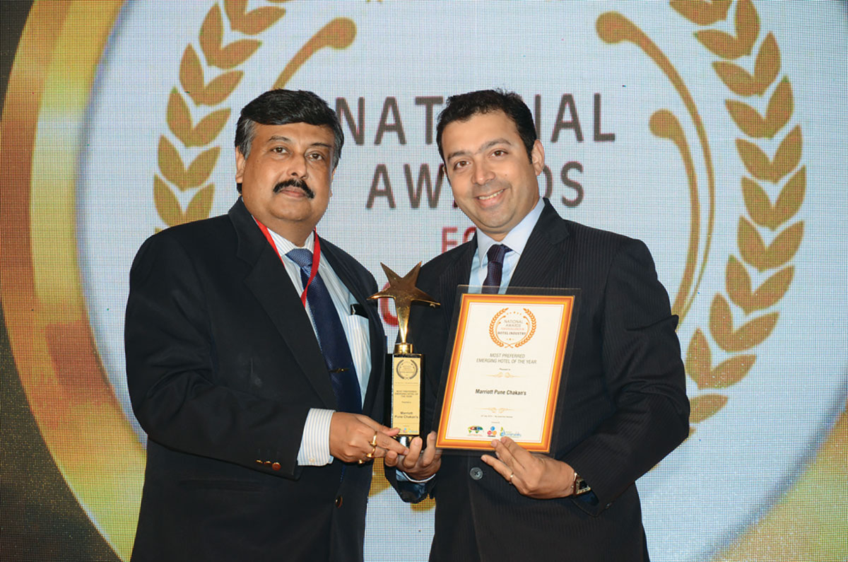 Courtyard Pune Chakan wins Most Preferred Emerging Hotel Award ...