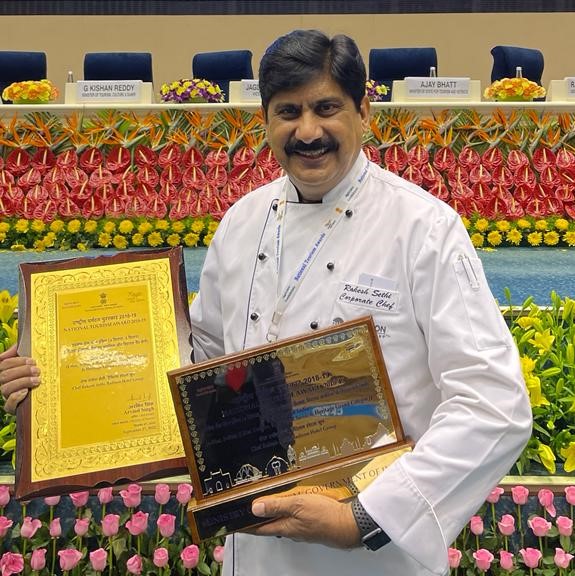 Chef Rakesh Sethi of Radisson Hotel Group conferred with The Best Chef