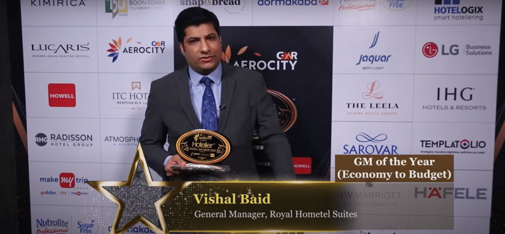 Hotelier India Awards 2023 - GM of the Year (Economy to Budget) Winner ...